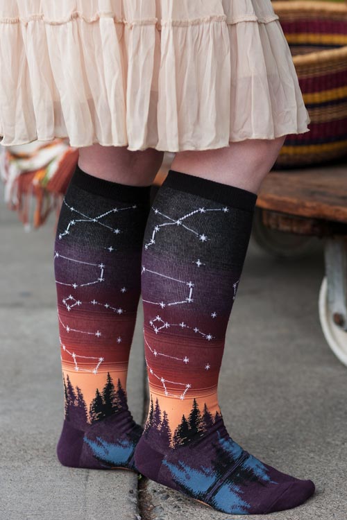 Under the Stars Knee High - Afterglow