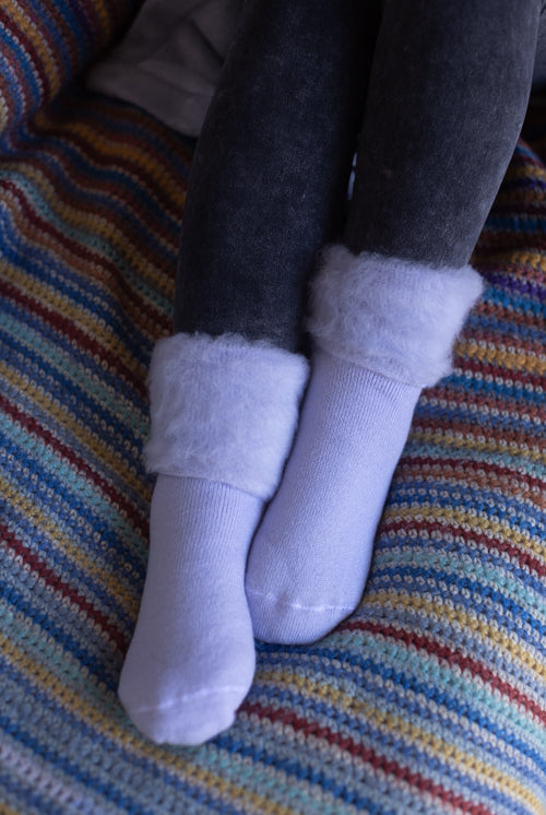 New Zealand Bed Socks - Lavender