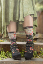 Mona Linen Crew - Charcoal