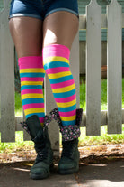 Original Pride Thigh High Socks - Pansexual