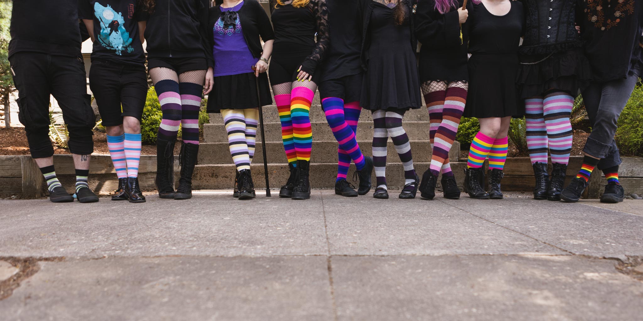 Assorted Pride Stripes Socks
