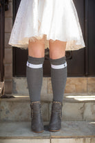 Simply Adjustable Sock Garters - White