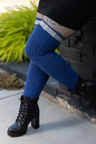 Extra Long Simply Adjustable Sock Garters - Light Grey