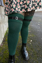 Extra Long Simply Adjustable Sock Garters - Black