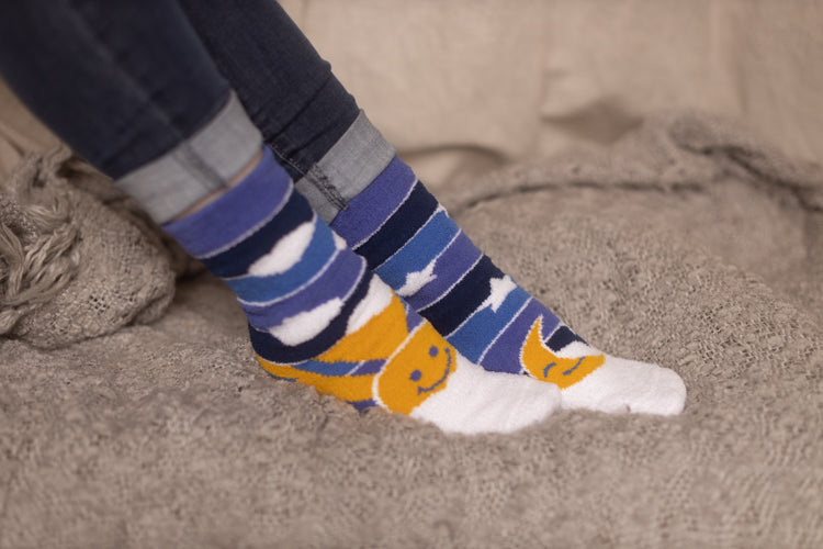 My Sun and Moon Slipper Socks