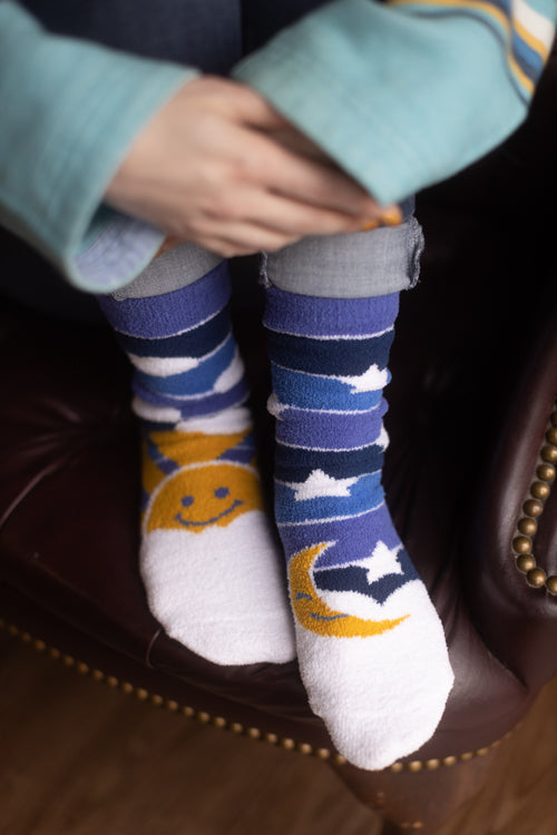 My Sun and Moon Slipper Socks