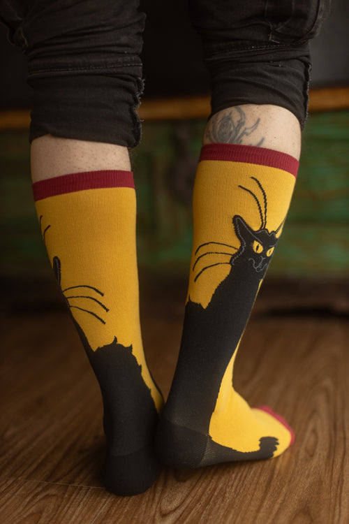 Chat Noir Stretch-It Knee High