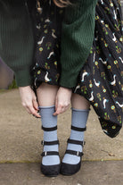 Bamboo Roll Top Crew - Chambray