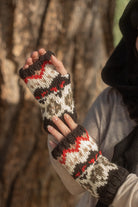 Geometric Wool Arm Warmers