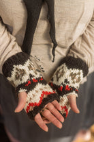 Geometric Wool Arm Warmers