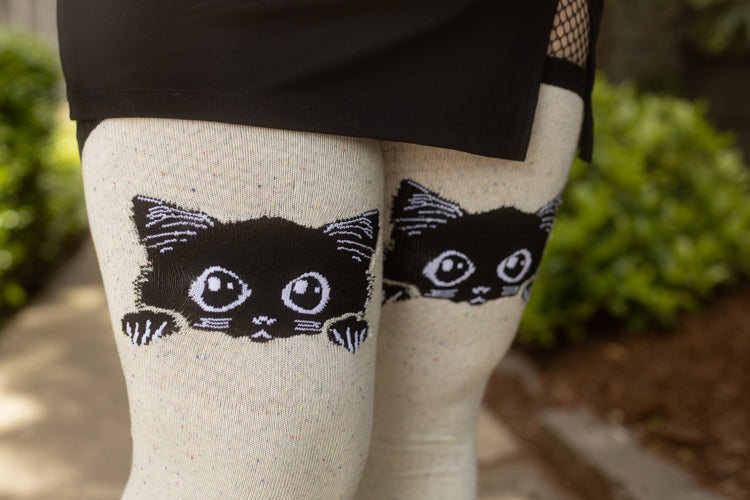 Socksie Boo Cat Thunda Thighs