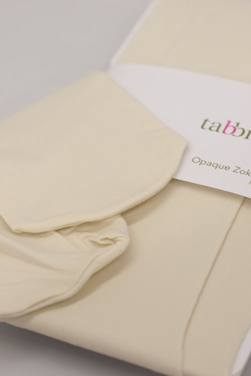 Plus Size Color Tights - Ivory