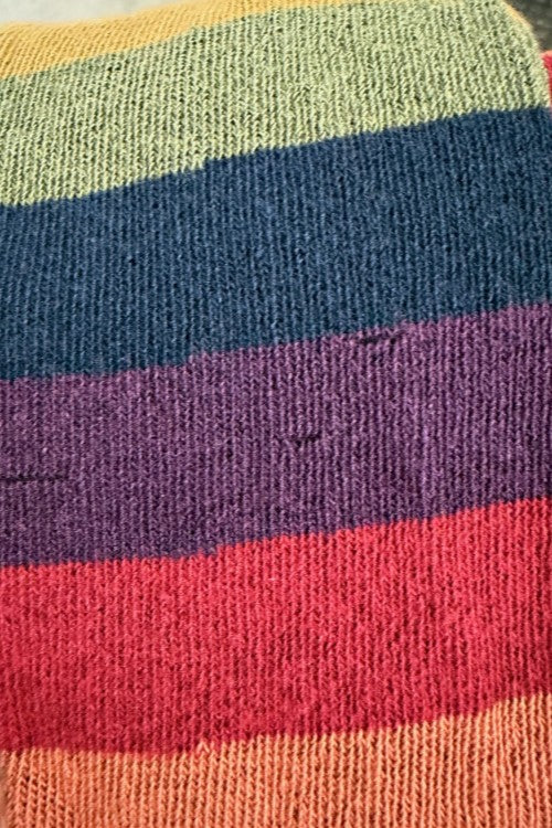 Imperfect! Harvest Rainbow Extraordinary Thigh High Socks