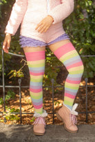 Extraordinary Candy Pastel Rainbow Thigh High - Pastel Rainbow