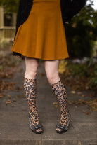 Leopard Printed Trouser Socks