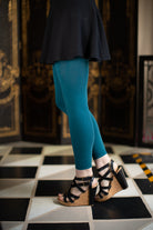 Signature Cotton Leggings - Peacock