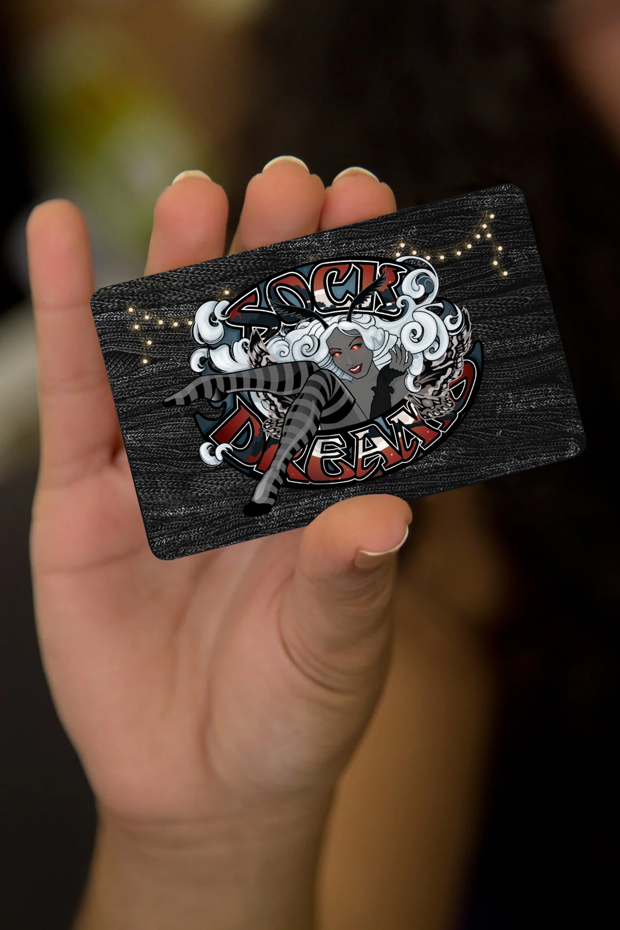 dark grey moth gift card