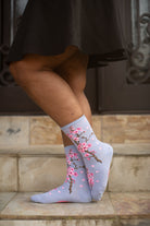 Cherry Blossom Crew - Lilac - Medium