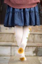 Sunflower Knee High - Heather Cream