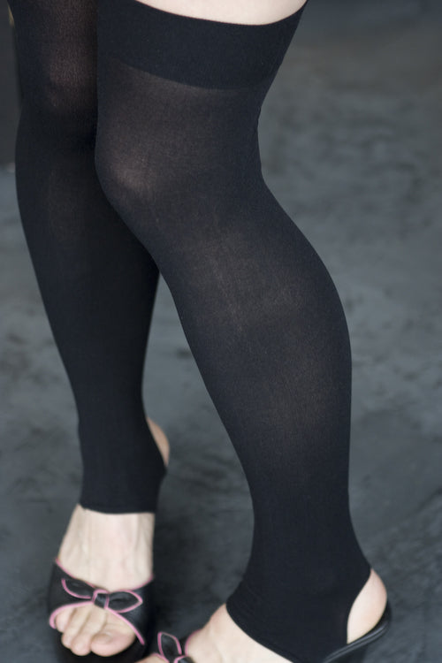 Opaque Stirrup Thigh High – Sock Dreams