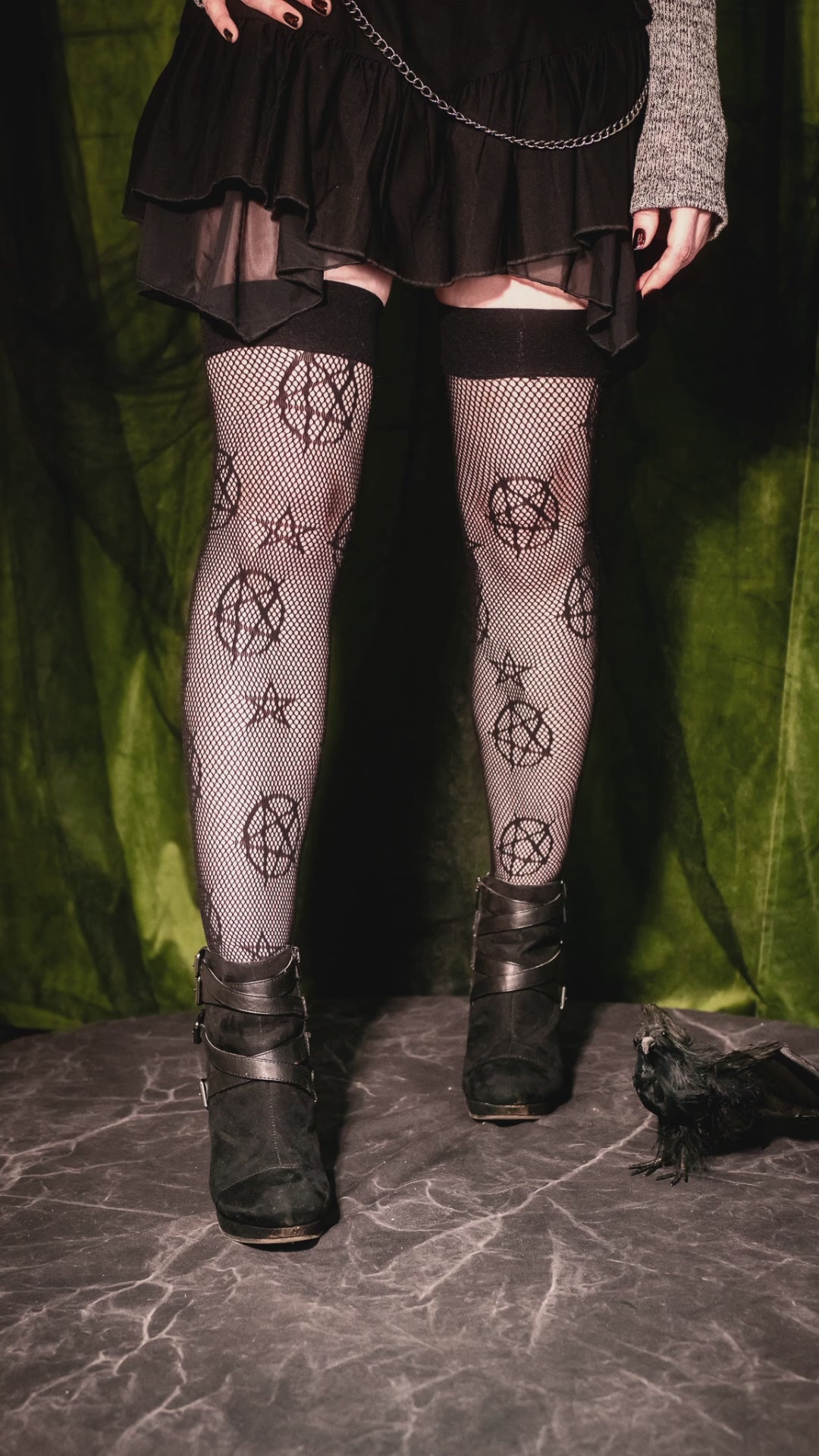 Occult Net Thigh High