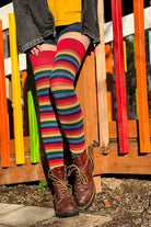 Longer Over the Rainbow Extraordinary Thigh High Socks