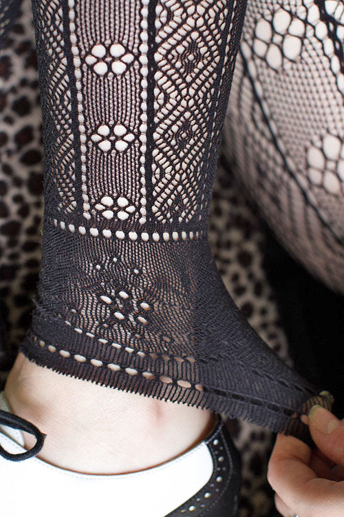 Primrose Deco Net Footless Tights