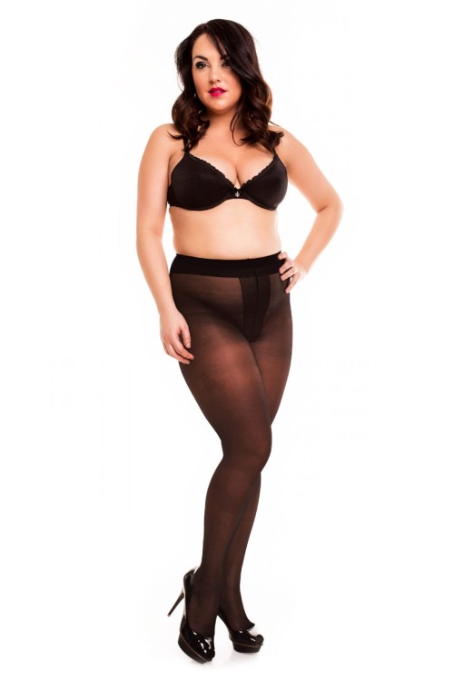 Ouvert20 Sheer Tight s- Black - 3X