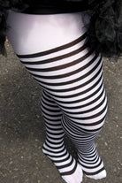 Striped Tights - Black & White