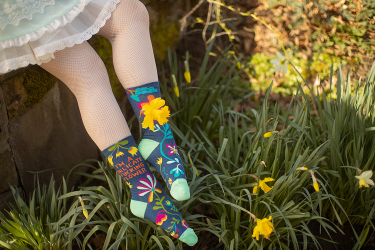 Delicate Flower Crew – Sock Dreams
