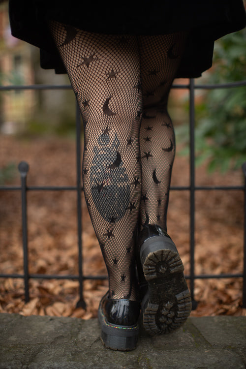 mystic crescent moon #tights #stockings