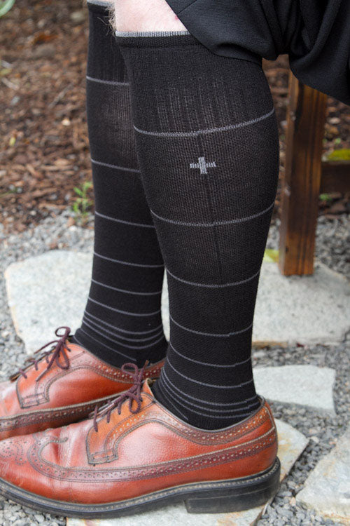 Opaque Tights with Fly