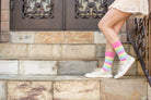 Candy Pastel Rainbow Crew Socks