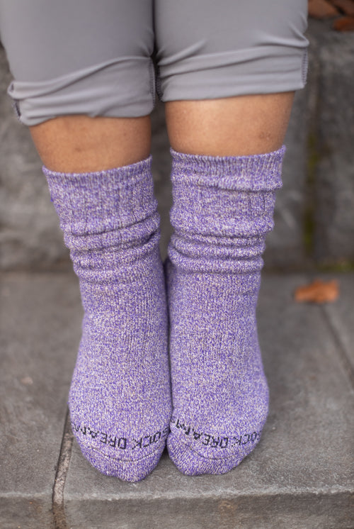 The Alaskan - Merino Hiking Socks - Purple - Med/Lg