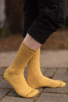 The Alaskan - Merino Hiking Socks - Gold - Med/Lg