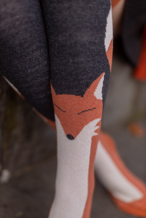 Foxy Over the Knee Socks - Spice Cuff