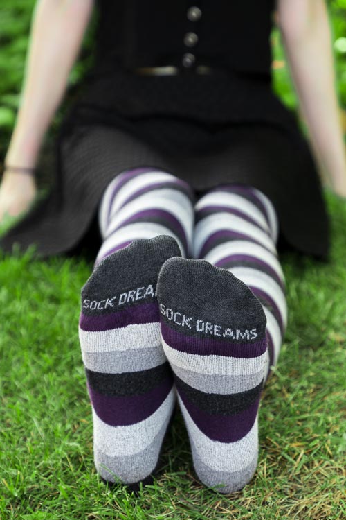 XL Foot Extraordinarily Longer Cotton Pride Stripes – Sock Dreams
