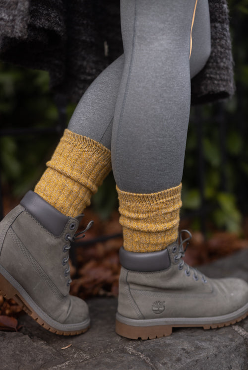 The Alaskan - Merino Hiking Socks - Gold - Sm/Med