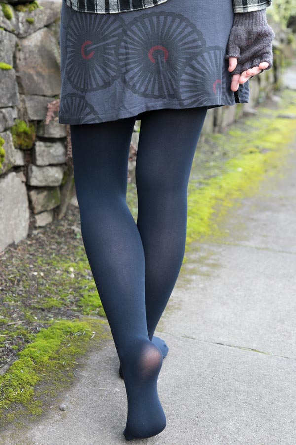 Opaque Tights - Navy