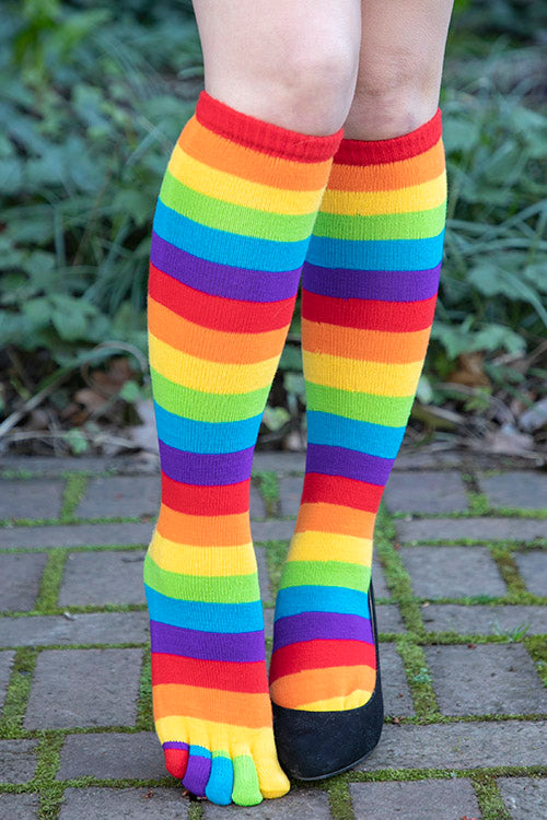 Rainbow Toe Socks – Sock Dreams