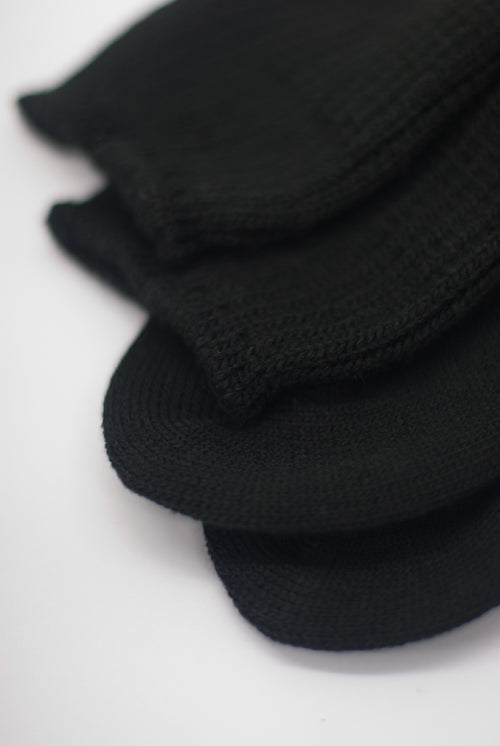 Harajuku Scrunchy Socks - Black