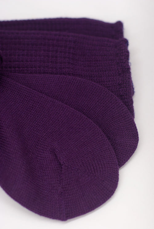 Harajuku Scrunchy Socks - Purple