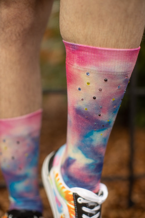 Phluid Rainbow Cloud Crew - Pink - Small/Medium