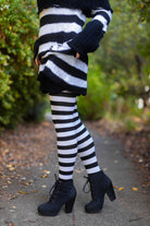 Wide Striped Tights
