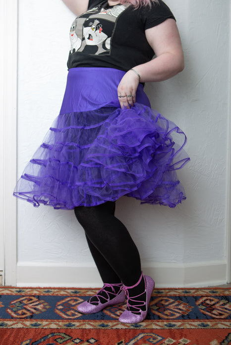 Mid-Length Petticoat - Purple