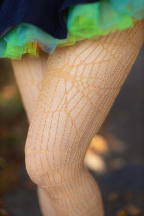 Stockings Mesh Green Color, Forest Green Women Tights