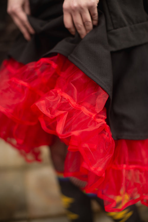 Mid-Length Petticoat - Red