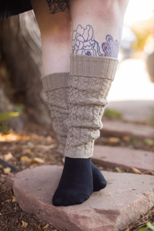 Plus Size Thigh High Leg Warmers for Thick Thighs Knitted Striped Extra  Long Over Knee Footless Socks with Garter Belt