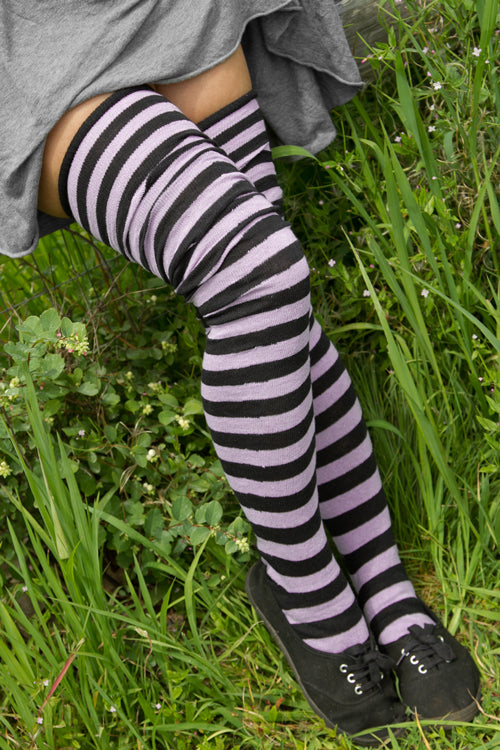 M Stripes - Black/Lilac