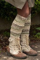 Marled Stripe Knee Socks - Thicket